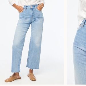 J Crew Factory Wide Leg Crop Jean